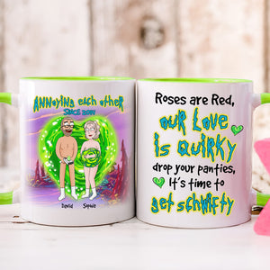 Personalized Gifts For Couple Mug, Funny Naughty Anniversary Gift 04qhqn150724hg - Coffee Mug - GoDuckee
