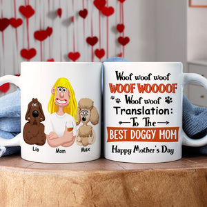 Personalized Gifts For Dog Mom Coffee Mug 01ohtn070325pa Best Doggy Mom - Coffee Mug - GoDuckee