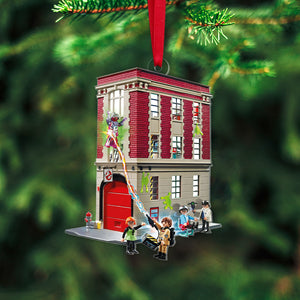 Ghost Firehouse Acrylic Custom Shape Ornament Collection, Christmas Gift 04QHTN201123 - Ornament - GoDuckee