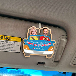 Personalized Gifts For Son or Daughter Car Visor Clip, Mom/Dad's Advice 01NAMH240724 - Car Visor Clip - GoDuckee