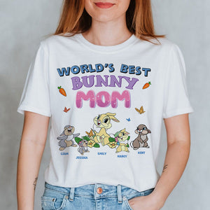 Personalized Gifts For Mom Shirt World's Best Bunny Mom 04HTPU050224 Easter's Day Gifts - 2D Shirts - GoDuckee