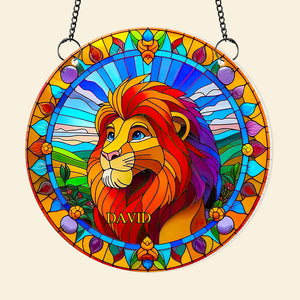 Personalized Gifts For Movie Lovers, Lion King Suncatcher Ornament 13ACDT060924 - Ornament - GoDuckee