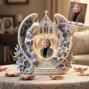 In Loving Memory Acrylic Plaque - Personalized Custom Photo Gift For Christian 01PATA270226 - Shaped Plaques - GoDuckee