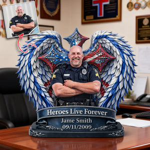 Always Remembered Office Workers Plaque - Personalized Memorial Gift For Office Workers 02HULU300126 - Shaped Plaques - GoDuckee