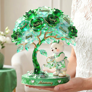 Growing With Mom Acrylic Plaque - Personalized Gifts For Mom 03PGDH020426 - Shaped Plaques - GoDuckee