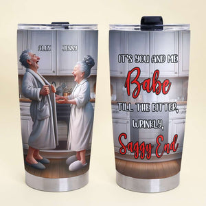 Personalized Gifts For Old Couple Tumbler 01QHMH071224 - Tumbler Cup - GoDuckee