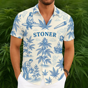 Funny Stoner Hawaiian Shirt – Personalized Gifts For Weed Lovers 03toqn120625 - Hawaiian Shirts - GoDuckee