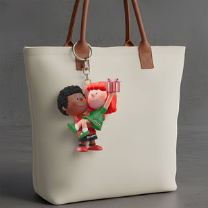 Forever Love Keychain Personalized Gifts For Couple 01OHDT041225 - Keychains - GoDuckee