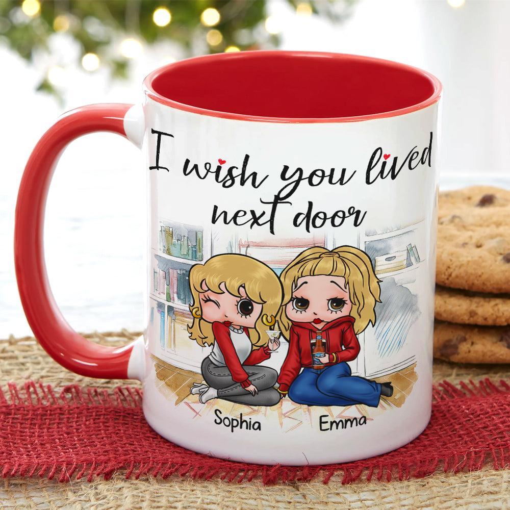 Personalized Gifts For Besties Coffee Mug, Long Distance Friendship 03nadc230724hh - Coffee Mug - GoDuckee