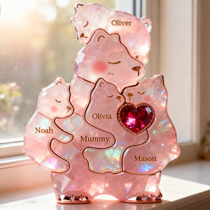 Mom Warmest Hug Acrylic Plaque, Personalized Gifts For Mom 02qhtn090326 - Shaped Plaques - GoDuckee
