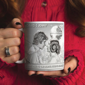 Galaxy Couple Mug - Personalized Gifts For Couple 01tgtn200625 - Coffee Mug - GoDuckee