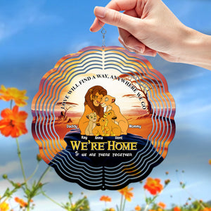 Personalized Gifts For Family 3D Wind Spinner We're Home 01XQLU181224HG - Ornament - GoDuckee