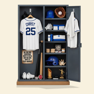 Baseball Personal Locker Acrylic Plaque Personalized Gifts For Baseball Player 03QHDT070625 - Shaped Plaques - GoDuckee