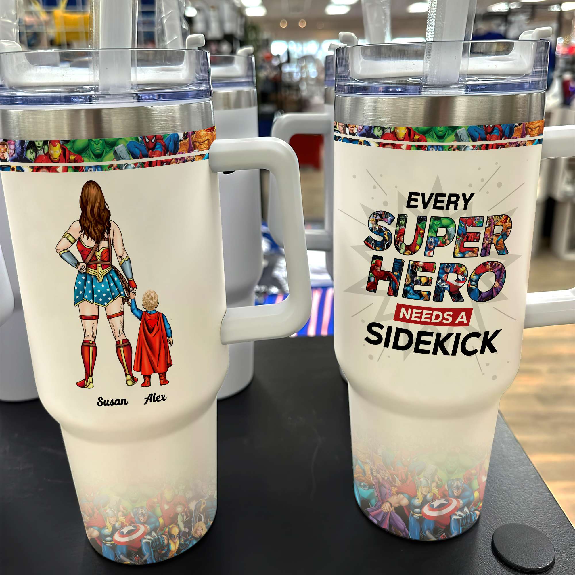 Personalized Gifts For Mom Tumbler Every Superhero Needs A Sidekick 03QHHN250324PA - Tumbler Cups - GoDuckee