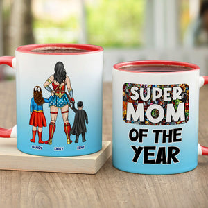 Personalized Gifts For Mom Coffee Mug Super Mom Of The Year 02ohpu270324pa - Coffee Mugs - GoDuckee