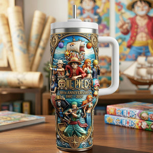 30th Anniversary Anime Tumbler - Personalized Gifts For Anime Lovers 01nalu140326 - Tumbler Cup - GoDuckee