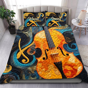 Personalized Gift For Violin Lover Quilt Bedding Set Special Line 03HUMH051124 - Blanket - GoDuckee