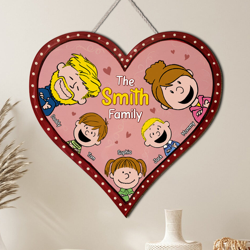 Personalized Gifts For Family Wood Sign 04ohtn060125hh - Wood Sign - GoDuckee