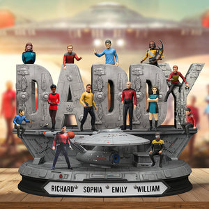 Galaxy Troop Plaque - Personalized Gifts For Dad 04qhqn130525 - Shaped Plaques - GoDuckee