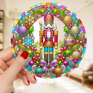 Personalized Gifts Colorful Nutcracker Acrylic Suncatcher Ornament 05ACDT040924 - Ornament - GoDuckee