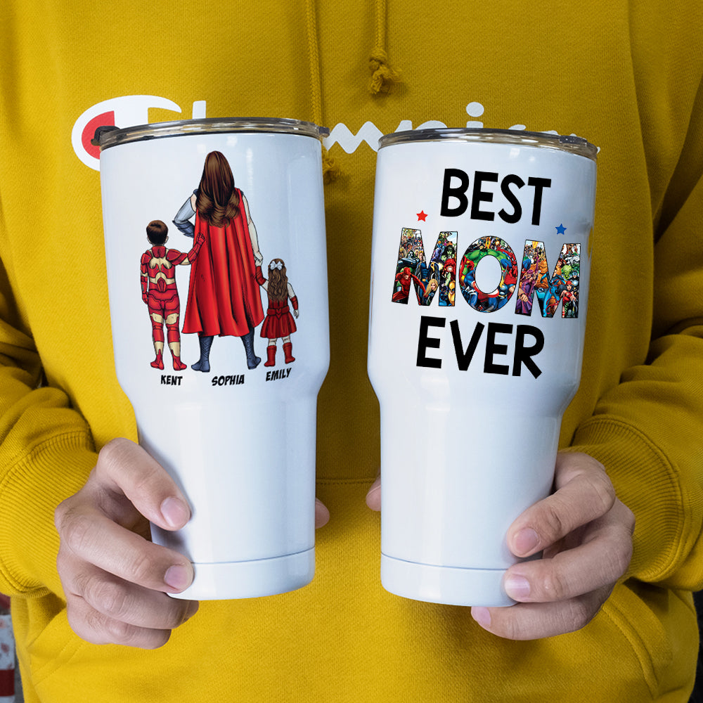 Best Mom Ever - Personalized Tumbler - Mother's Day Gift For Mom - 05QHLH150223TM - Tumbler Cup - GoDuckee