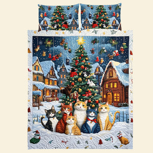 Personalized Gifts For Cat Lovers Quilt Bed Set 03acqn051124 Christmas Gift - Blanket - GoDuckee