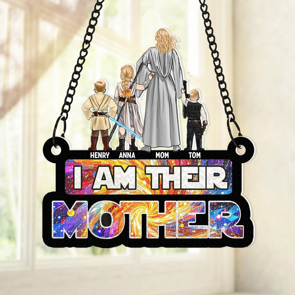 Personalized Gifts For Mom Suncatcher Ornament, Stunning Galaxy 01QHDT140225DAHHHG - Ornament - GoDuckee