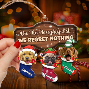 Custom Photo Christmas Gifts For Pet Lovers Ornament 01XQLU141024 - Ornament - GoDuckee