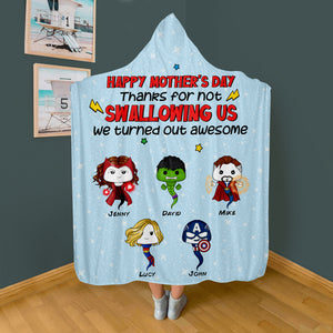 Personalized Gifts For Mom Wearable Blanket Hoodie We Turned Out Awesome 04nahn090324 - Blankets - GoDuckee