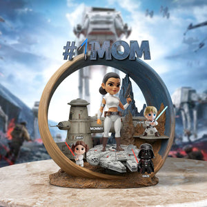 The Cosmic Energy Mom Acrylic Plaque - Personalized Gifts For Mother 02QHTN250425 - Shaped Plaques - GoDuckee