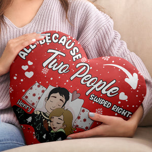 Personalized Gifts For Couple Christmas Pillow 02TOLU151024HG - Pillow - GoDuckee