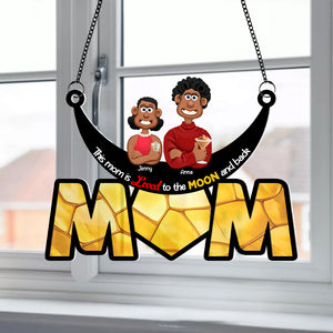 Personalized Gifts For Mom Suncatcher Ornament 04katn170325pa - Ornament - GoDuckee