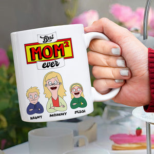 Personalized Gifts For Mom Coffee Mug Best Mom Ever 04TOLU250225HG - Coffee Mug - GoDuckee