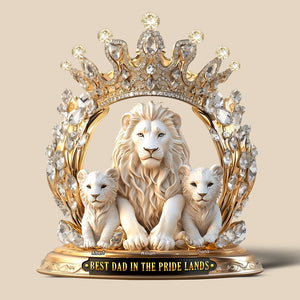 Best Dad Gown Acrylic Plaque, Personalized Gifts For Dad 01tgqn080525 - Shaped Plaques - GoDuckee