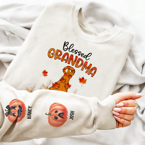 Personalized Gifts For Grandma Shirt, Halloween Gnome Pumpkin 02NAPU260824 - AOP Products - GoDuckee