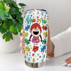 Personalized Gifts For Autism Awareness Tumbler 05toqn220225hh - Tumbler Cup - GoDuckee