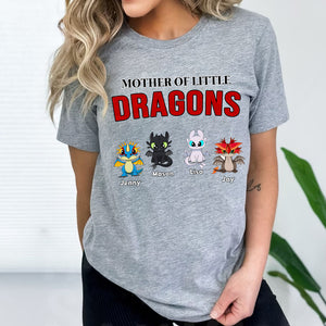 Personalized Gifts For Mom Shirt Mother Of Little Dragons 02HTMH060324 - 2D Shirts - GoDuckee