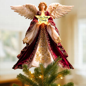 Guardian Angel Christmas Tree Topper – Personalized Gifts For Family 06tgqn191125 - Ornament - GoDuckee