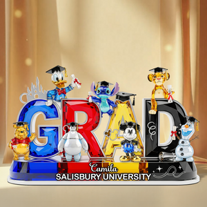 Cartoon Graduation Plaque - Personalized Gifts For Graduates 02ohpu260525 - Shaped Plaques - GoDuckee