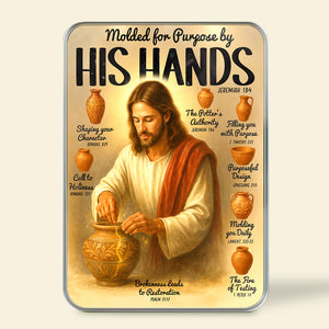 Crafted by Christ Acrylic Plaque Gifts For Christian 05HUDT060625 - Shaped Plaques - GoDuckee