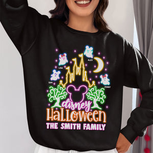 Personalized Gifts For Family Sweatshirt Neon Boo Halloween 01XQMH200824 - Shirts - GoDuckee