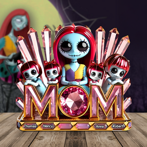 Nightmare Mom Plaque - Personalized Gifts For Mom 03tgpu040425 - Shaped Plaques - GoDuckee