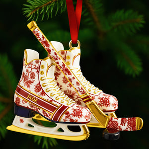 Classic Ice Hockey Ornament Personalized Christmas Gifts 01PGDT291025 - Ornament - GoDuckee