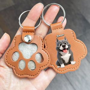 Heartfelt Pet Fur Storage Keychain - Personalized Memorial Gift For Pet Lovers 06LALU021025 - Keychains - GoDuckee