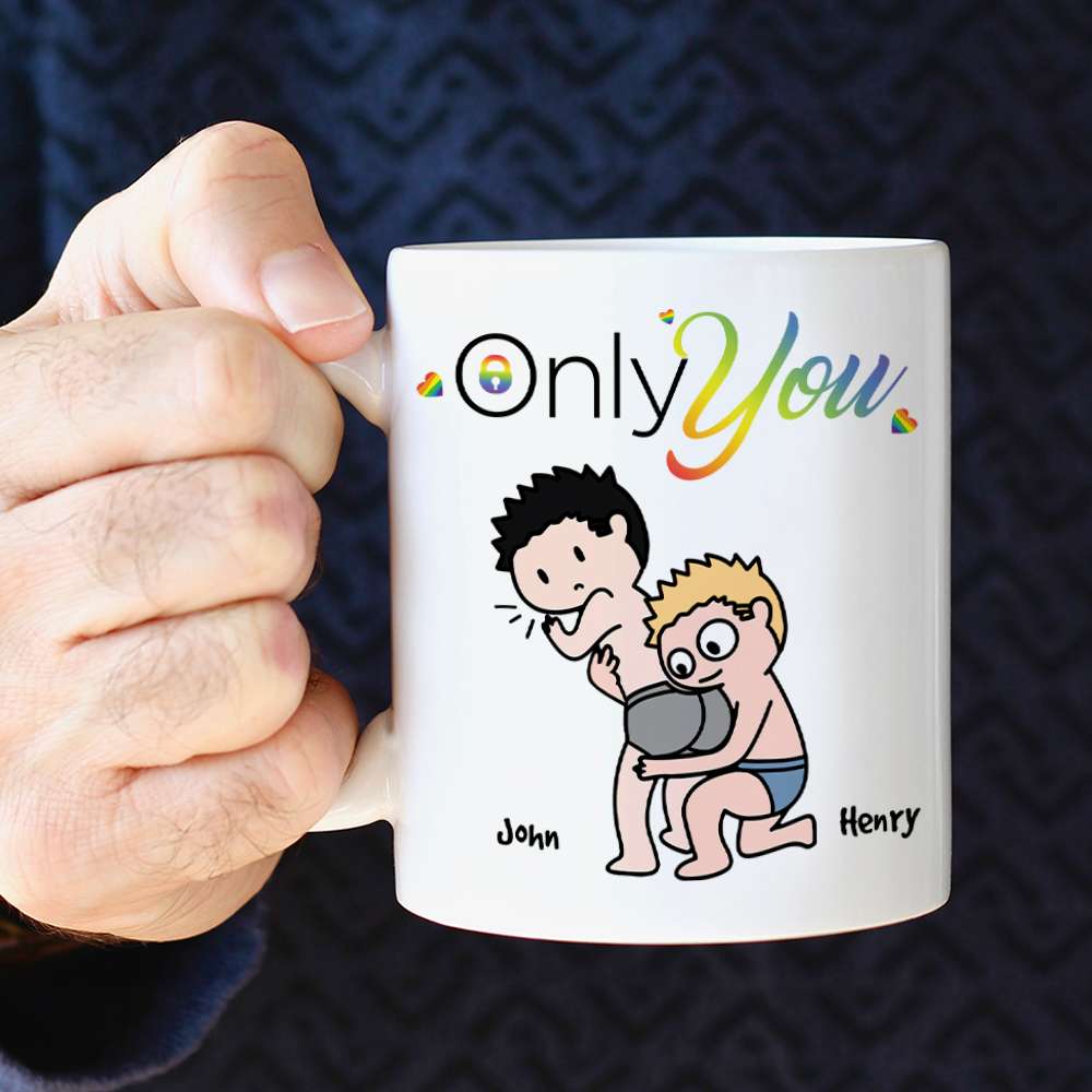 Only You Couple LGBTQ+ Personalized Coffee Mug Gift For Your Partner - 02qhhn170623hh - Coffee Mug - GoDuckee