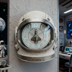 Astronaut Acrylic Hanging Wall Clock - Personalized Gifts 07hylu221225 - Hanging Wall Clock - GoDuckee