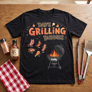 Fun Diving Into Dad Grill Shirt - Personalized Gifts For Grilling Dads 02QHTN270526 - Shirts - GoDuckee