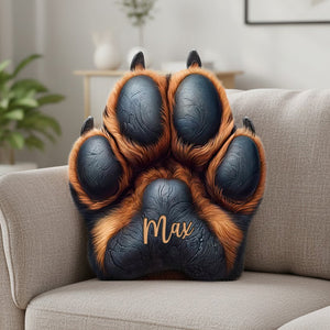 Dog Paw Shaped Pillow Personalized Gifts For Dog Lovers 01hutn081125 - Pillow - GoDuckee