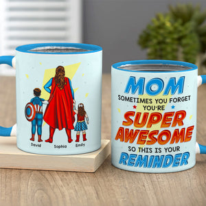 Personalized Gifts For Mom Coffee Mug Super Awesome Reminder 03qhqn060424pa Mother's Day - Coffee Mugs - GoDuckee