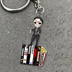 Personalized Gifts For Horror Movie Girl Acrylic Keychain 01NATN130824HH - Keychains - GoDuckee